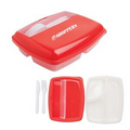 Red Rectangular Lunch Container